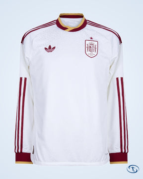 Spain Authentic Away L/S Shirt 2026-2027 - Men's