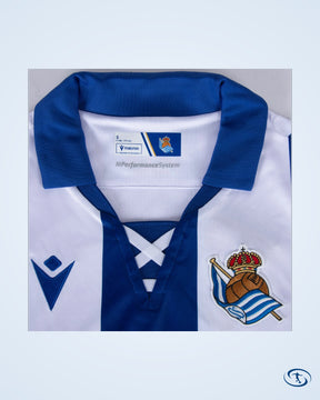 Real Sociedad Home Authentic Matchday Shirt 2024-2025 - Men's | Sant Sport