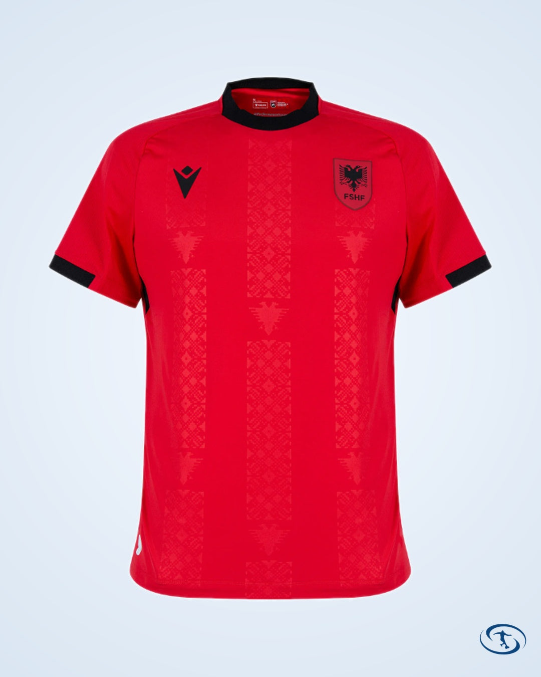 Albania Home Authentic Shirt 2024-2025 - Men's