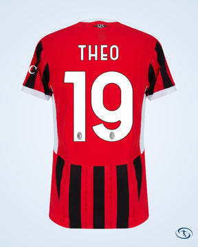AC Milan Authentic Home Theo 19 Shirt 2024-2025 (Serie A) - Men's