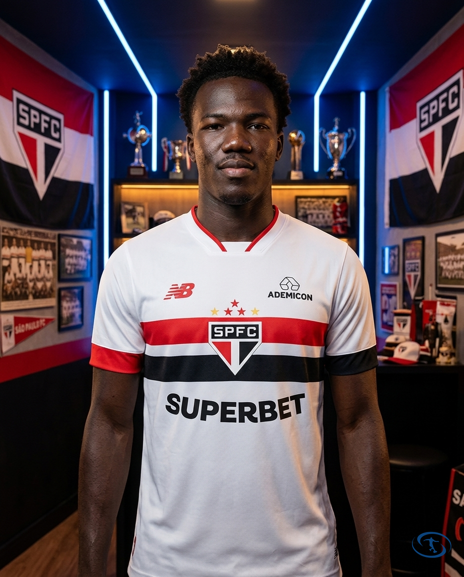Camisa São Paulo Home 2026/27 - New Balance Torcedor Masculino - Branco - Front View | Sant Sport
