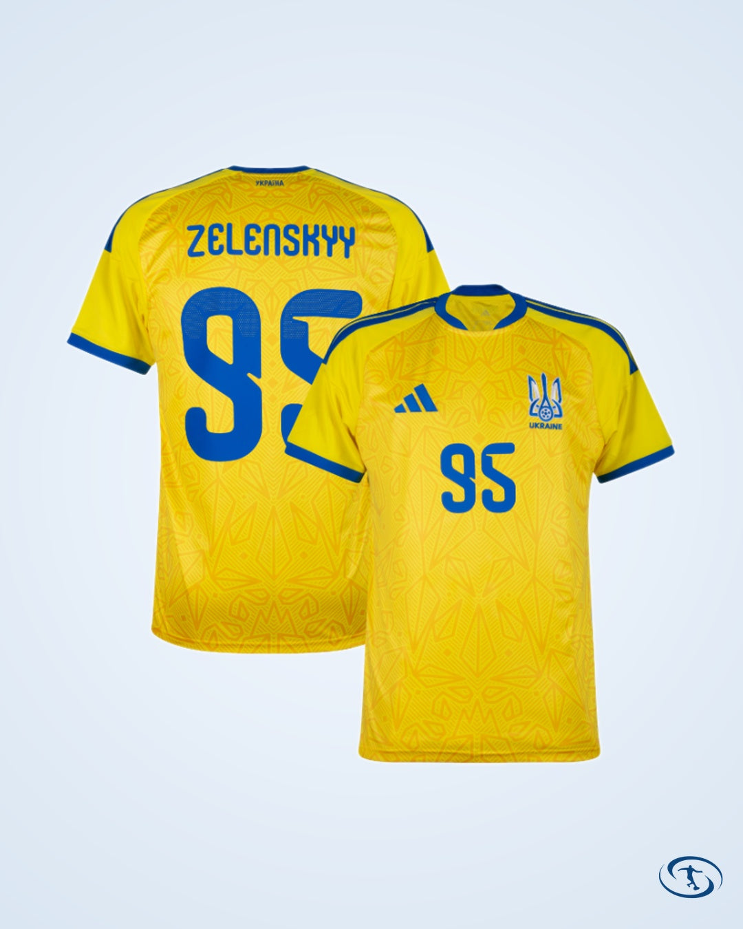 Ukraine Home Player Number Shirt 2026-2027 (Official Printing) - Men's
