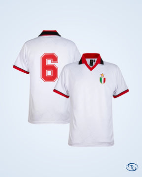 AC Milan Retro European Cup Final Number Player Shirt 1993-1994 (Retro Flex Printing) - Men's