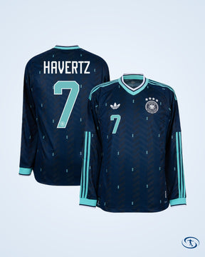 Germany Authentic Away L/S Havertz 7 Shirt 2026-2027 (Official Printing) - Men's | Sant Sport