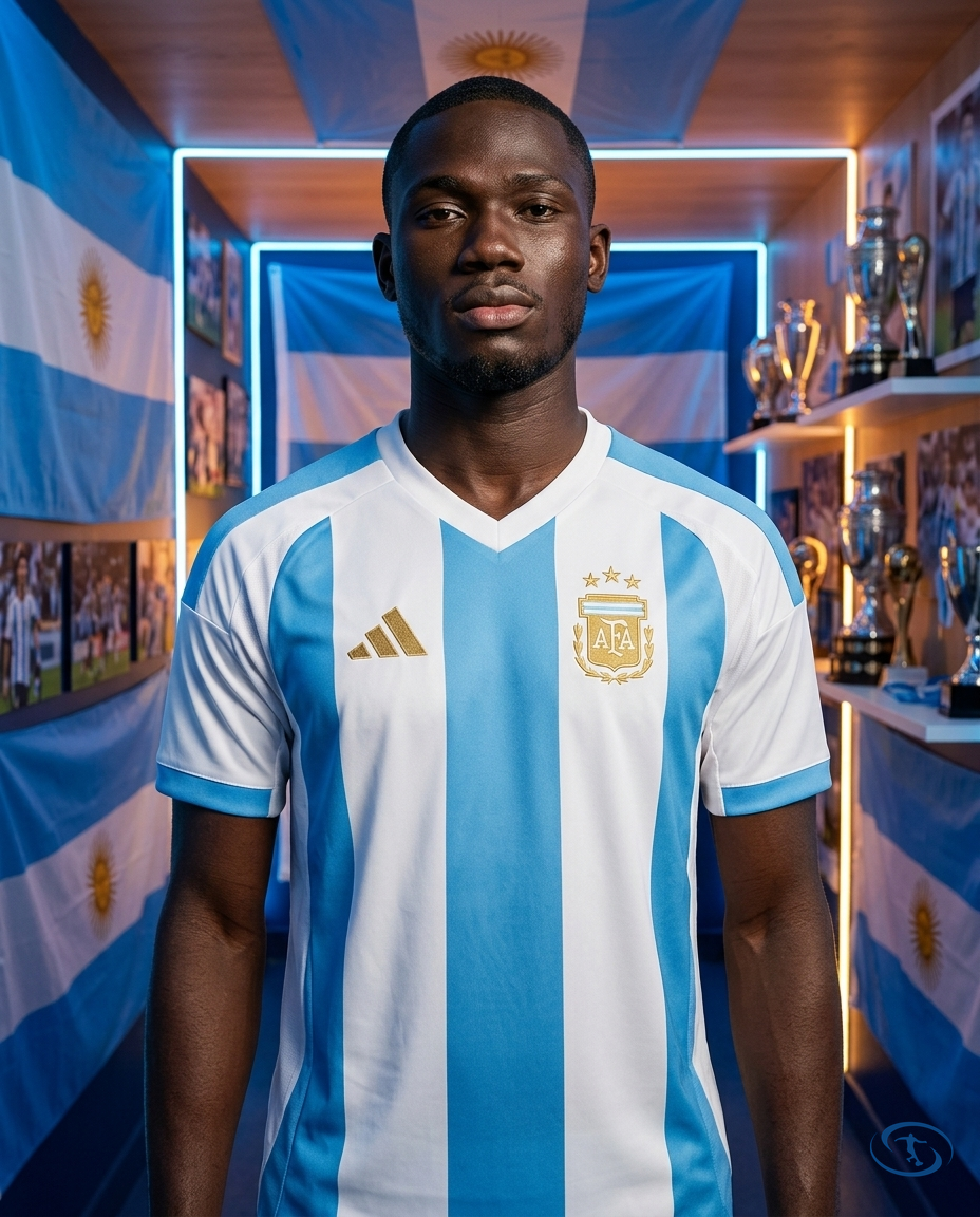 Short Argentina Home 24/25 - Adidas Masculino - Branco - Front View | Sant Sport