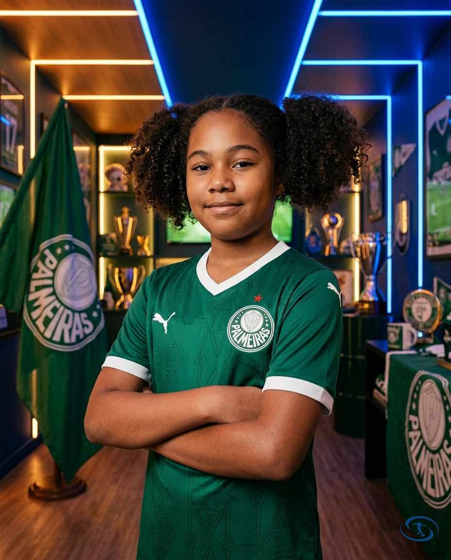 Palmeiras Kids Kit 2025/26 - Green - Side View | Sant Sport