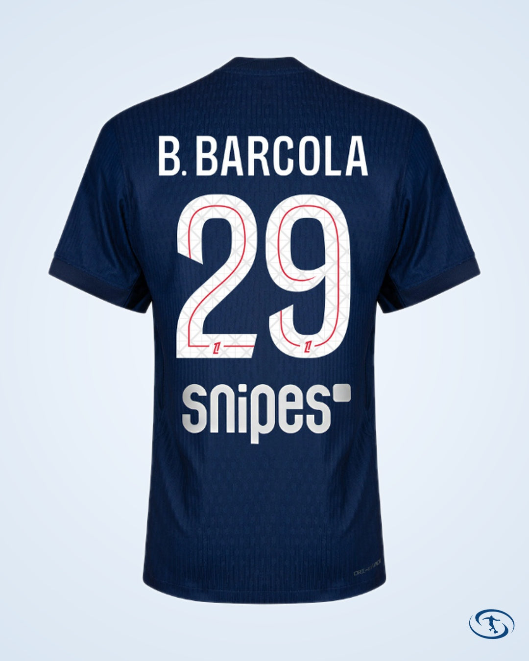 PSG Home Shirt 2025-2026 (Official Ligue 1 Printing) Fan Version