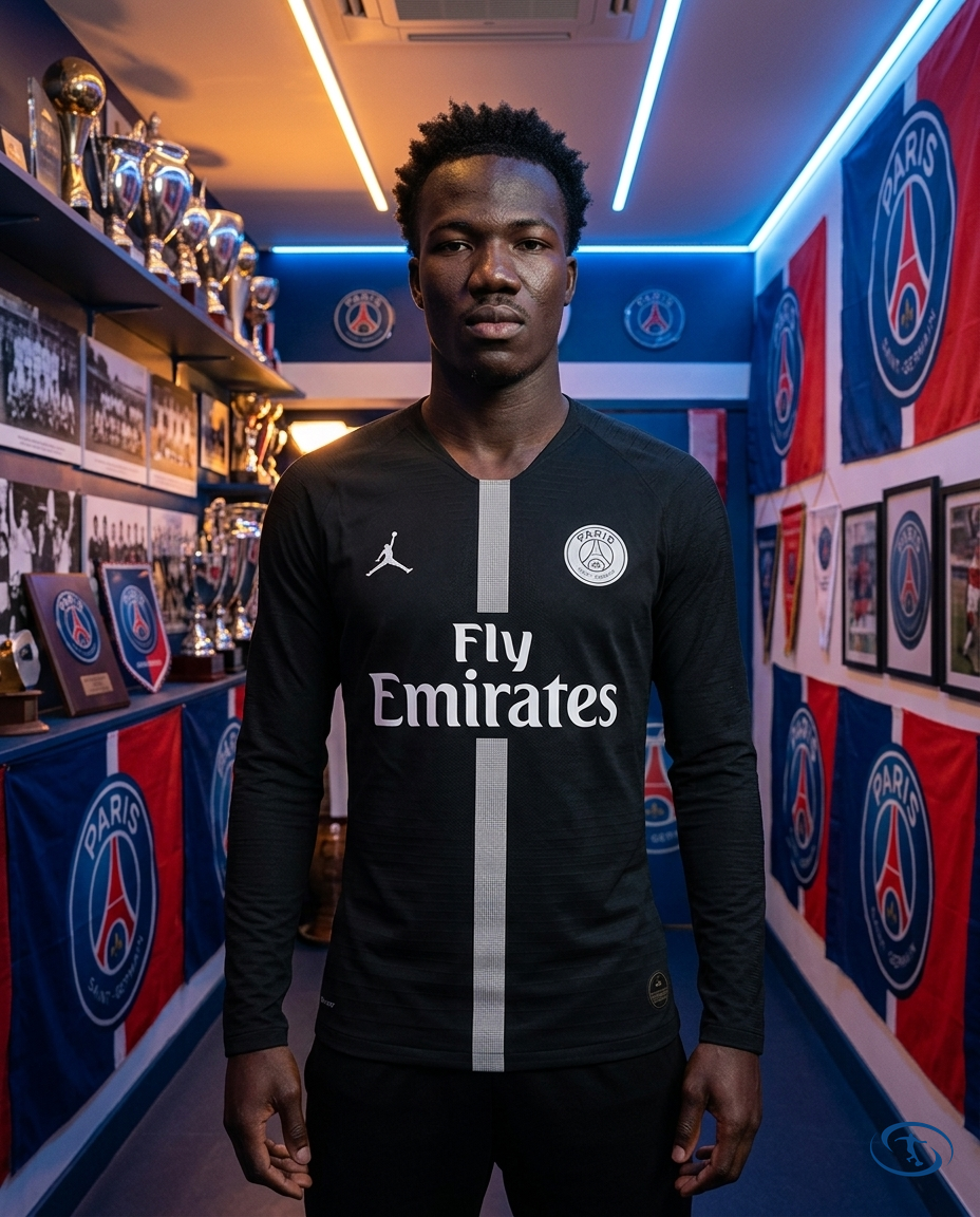 Camisa Retrô PSG Third 2018/19 Jordan Manga Longa - Preto - Front View | Sant Sport