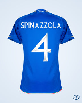 Italy Home Spinazzola 4 Shirt 2023-2024 (Official Printing) - Men's