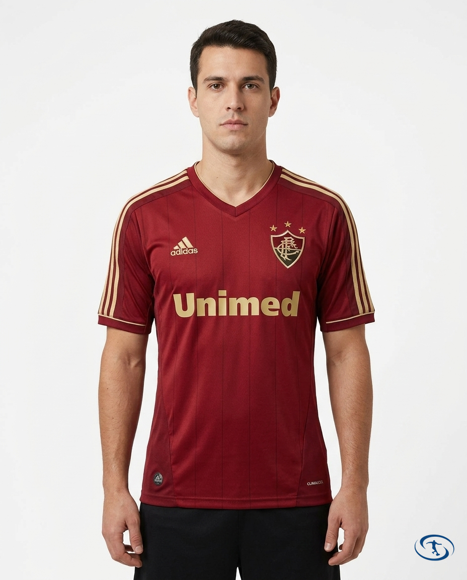 Fluminense Jersey Retro 2012 Adidas Men's - Bordeaux e Dourado - Packshot | Sant Sport