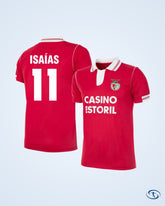 S.L. Benfica Home Player Number Retro Shirt 1992-1993 (Retro Flock Printing) - Men's