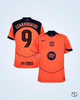 Barcelona 3rd Lewandowski 9 Shirt 2025-2026 (Champions League) - Men's
