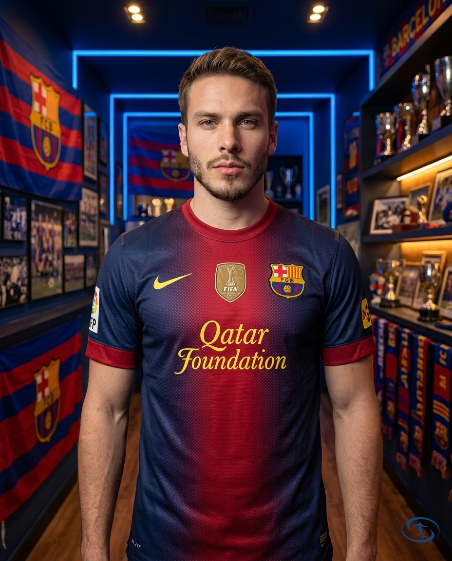 Camisa Barcelona Retrô 2012/13 Torcedor Nike Masculina - Front View | Sant Sport