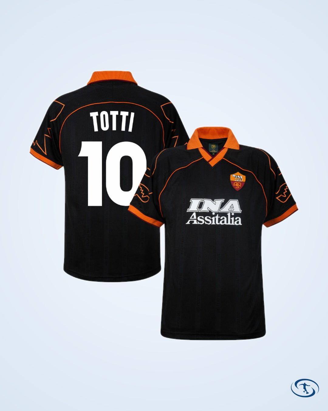 AS Roma Retro 3rd Shirt 1999-2000 (Retro Flex Printing)