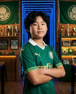 Palmeiras Kids Kit Home 2024/25 - Puma - Green - Side View | Sant Sport