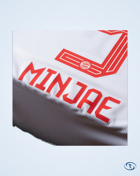 Bayern Munich Home Minjae 3 KIDS Shirt 2023-2024 (Official Printing) - Kids