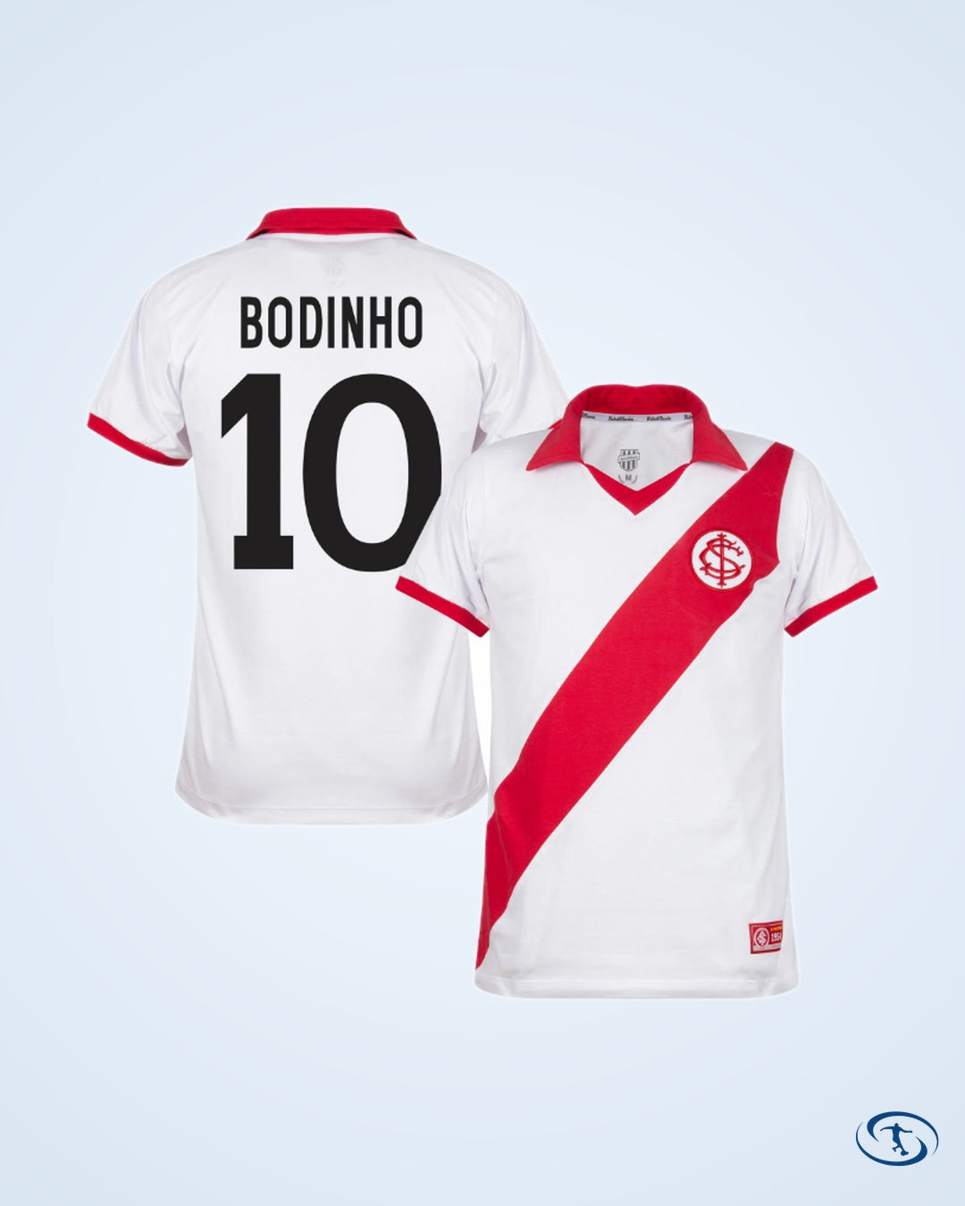 Internacional Retro Home Bodinho 10 Shirt 1954 (Retro Flock Printing) - Men's