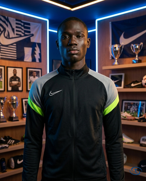 Tech Fleece Nike - Black e Verde Kit - Front View | Sant Sport