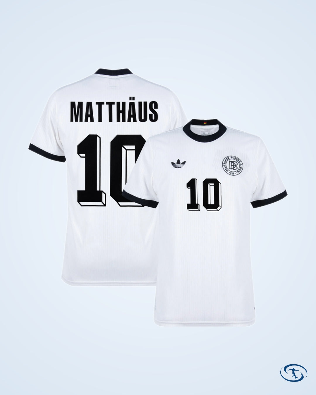 Germany 125th Anniversary Matthäus 10 Shirt (1992 Legend Flock Printing) - Men's