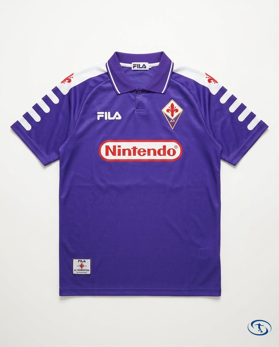 Fiorentina Jersey Home Retro 1998/99 Fila Men's - Packshot | Sant Sport