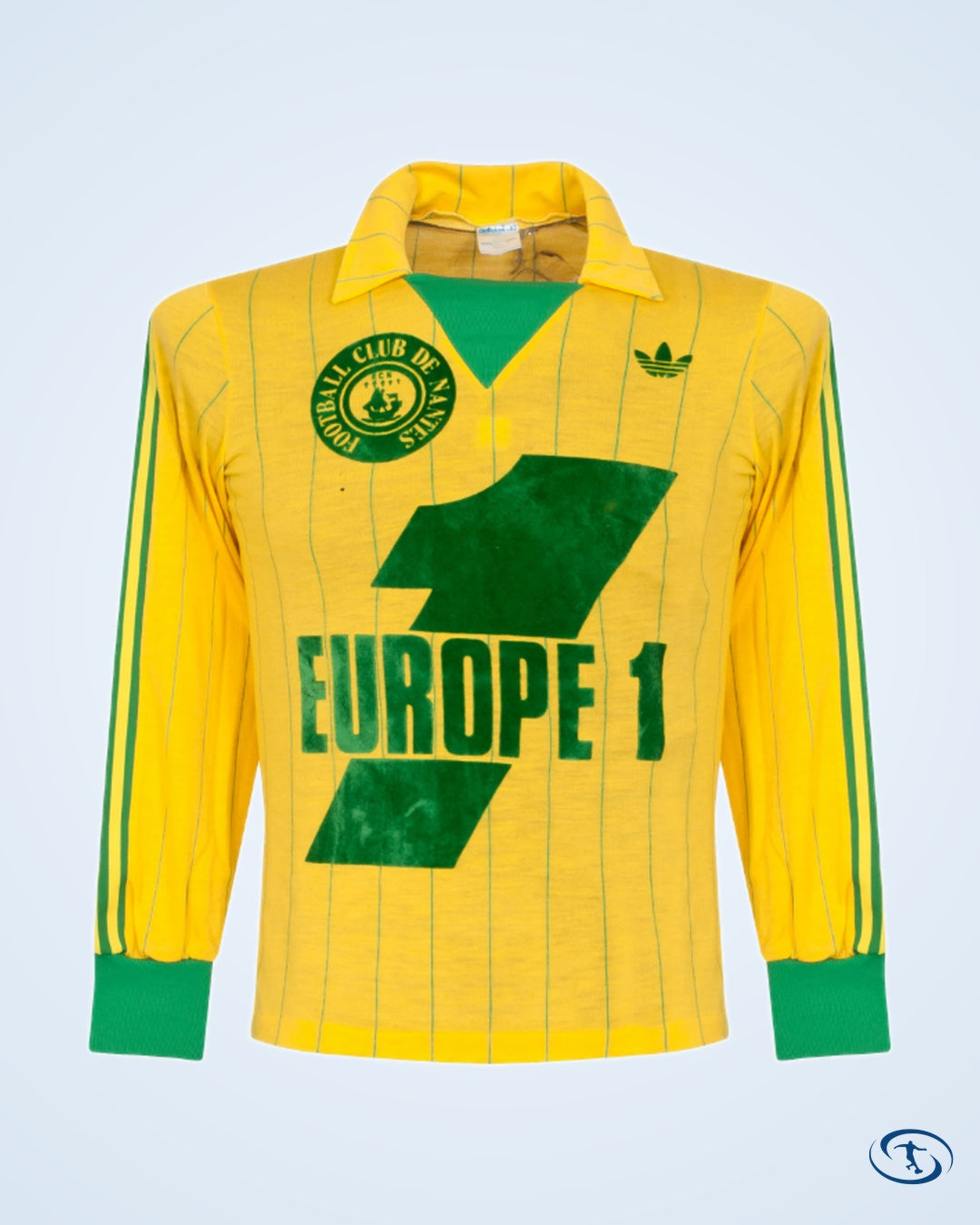 FC Nantes 1979-1980 Home Shirt L/S - USED Condition (Excellent) - Size Medium - Men's | Sant Sport