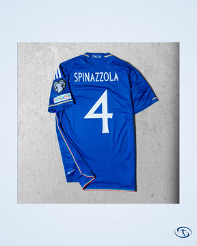 Italy Home Spinazzola 4 Shirt 2023-2024 (Official Printing) - Men's