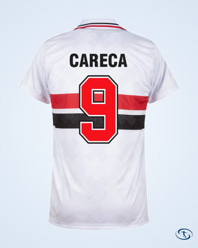 Sao Paulo Retro Home Careca 9 Shirt 1994 (Retro Flex Printing) - Men's