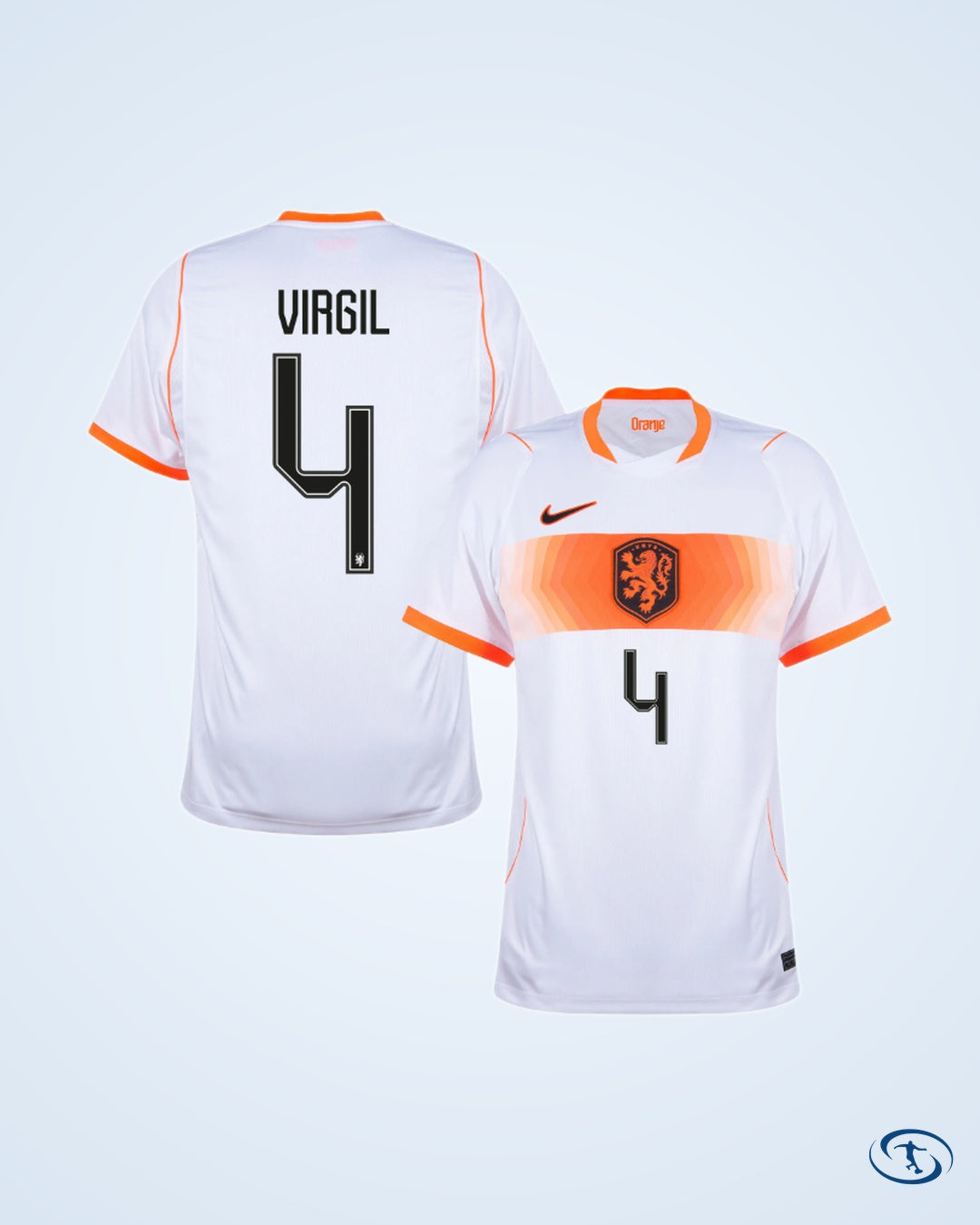 Holland Away Virgil 4 Shirt 2026-2027 (Official Printing) - Men's | Sant Sport