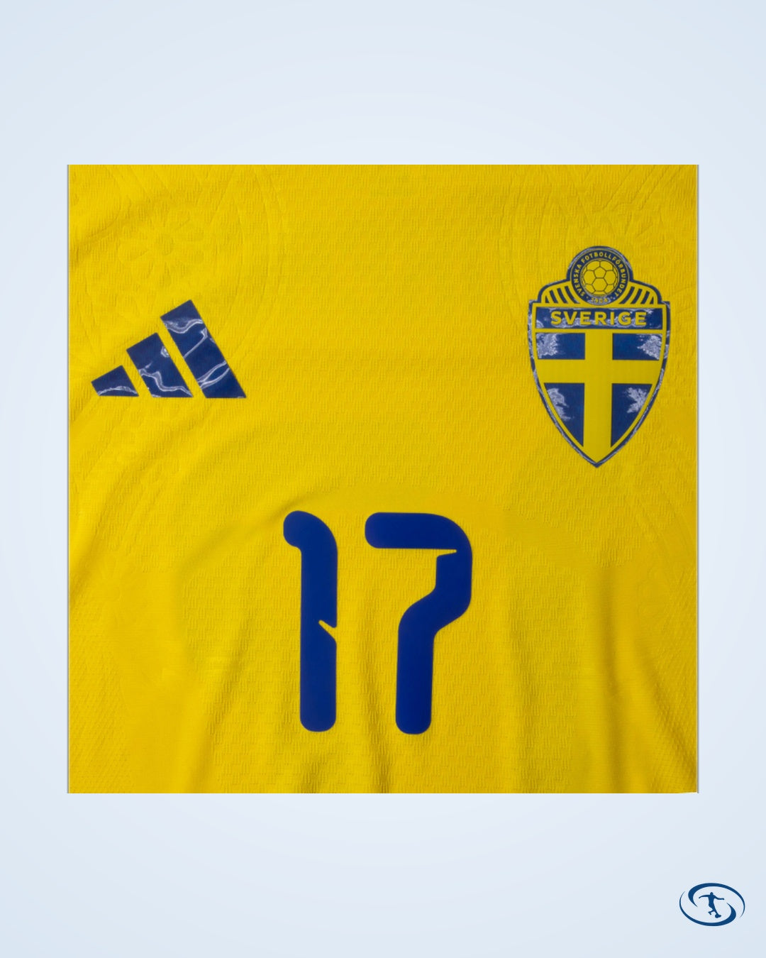 Sweden Authentic Home Shirt 2026-2027 Player Version (Official Printing)