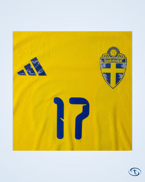 Sweden Authentic Home Shirt 2026-2027 Player Version (Official Printing)