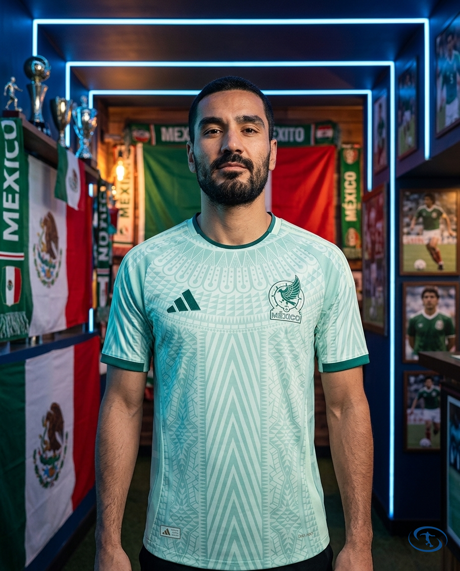 Camisa México Away Copa América 24/25 - Torcedor Adidas Masculino - Verde - Front View | Sant Sport