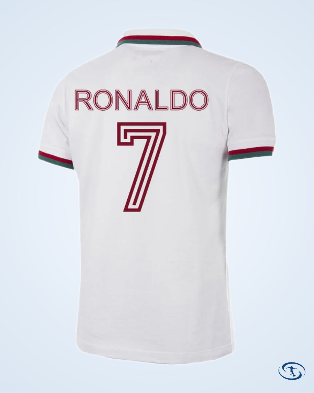 Portugal Away Player Retro Shirt 1972-1973 (Retro Flock Printing) - Men's
