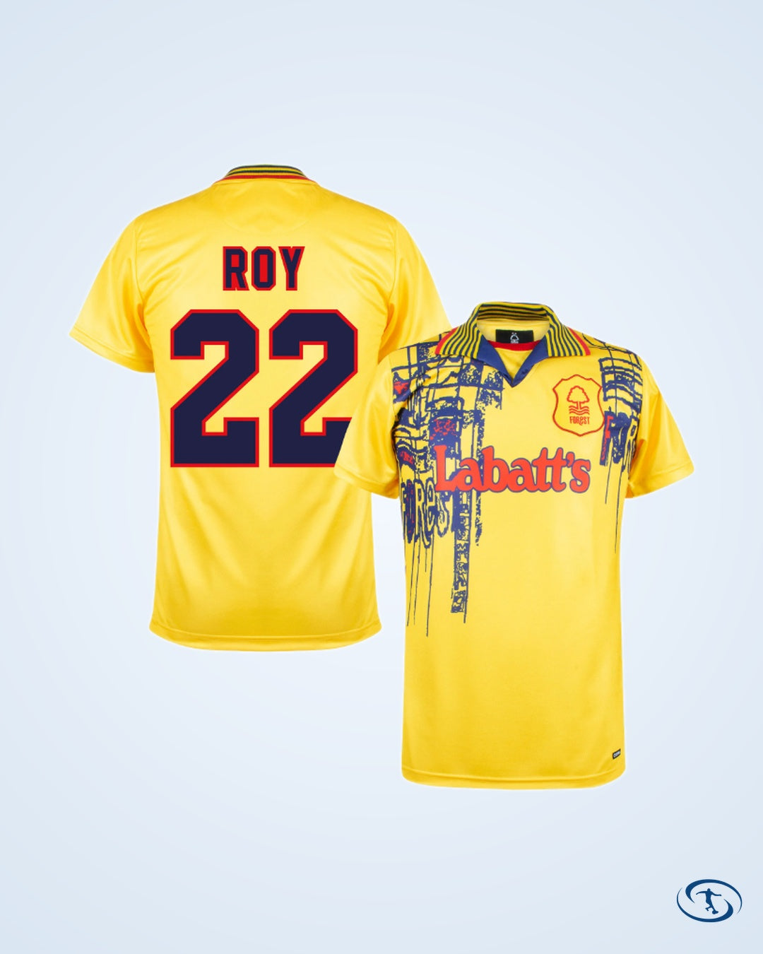Nottingham Forest AwayRetro Shirt 1995-1997 (Retro Flex Printing) - Men's