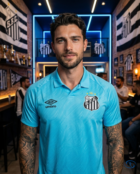 Santos Jersey Special Edition 2025/26 - Umbro Men's - Blue - Front View | Sant Sport