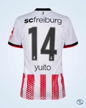SC Freiburg Home Yuito 14 Shirt 2025-2026 (Official Printing) - Men's