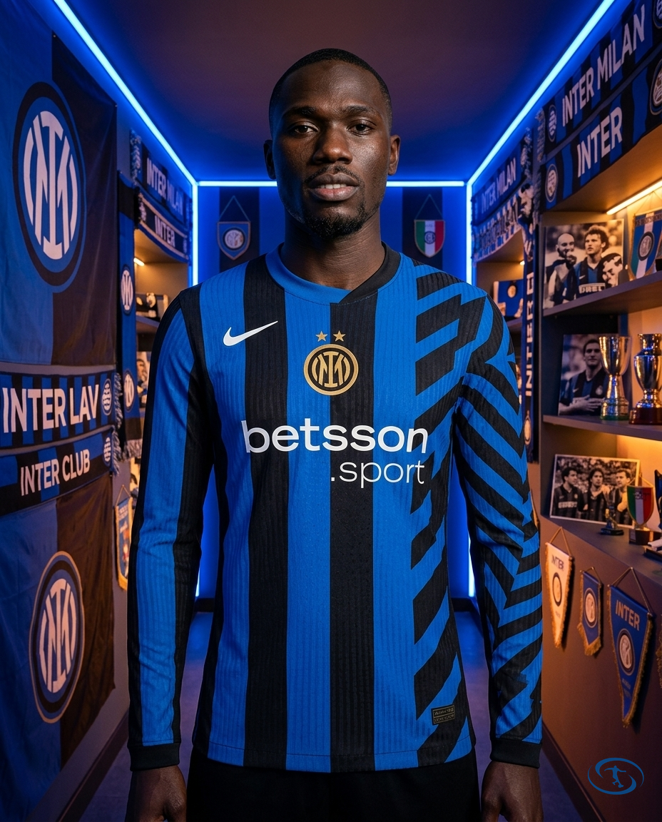 Camisa Inter de Milão 24/25 Home Versão Jogador - Manga Longa - Azul - Front View | Sant Sport