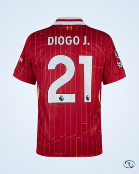 Liverpool Home Diogo J. 21 Shirt 2024-2025 - Men's