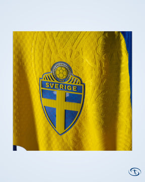 Sweden Authentic Home Shirt 2026-2027 Player Version (Official Printing)