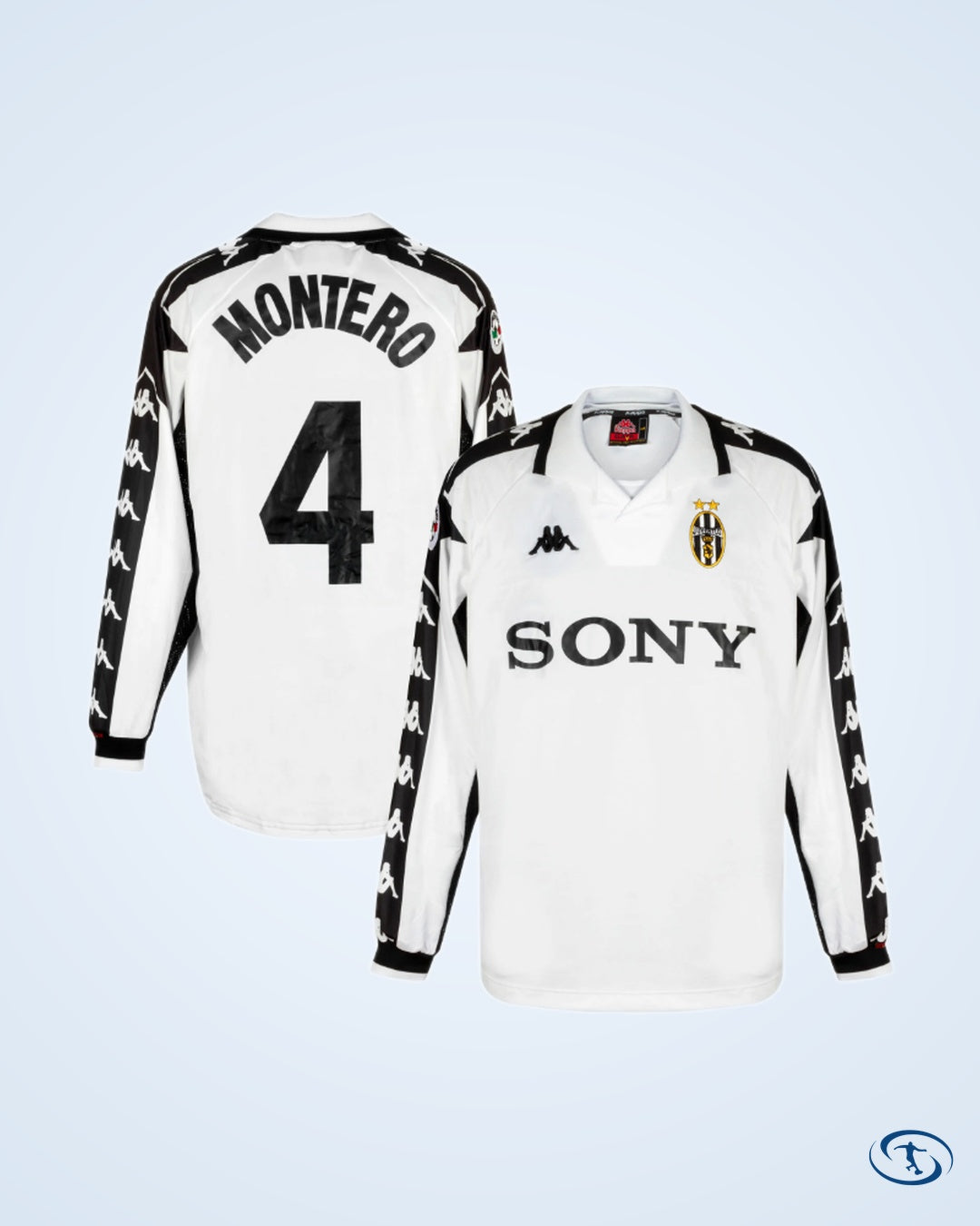 Juventus Away Retro Jersey 1999 2000 Long Sleeve Mens