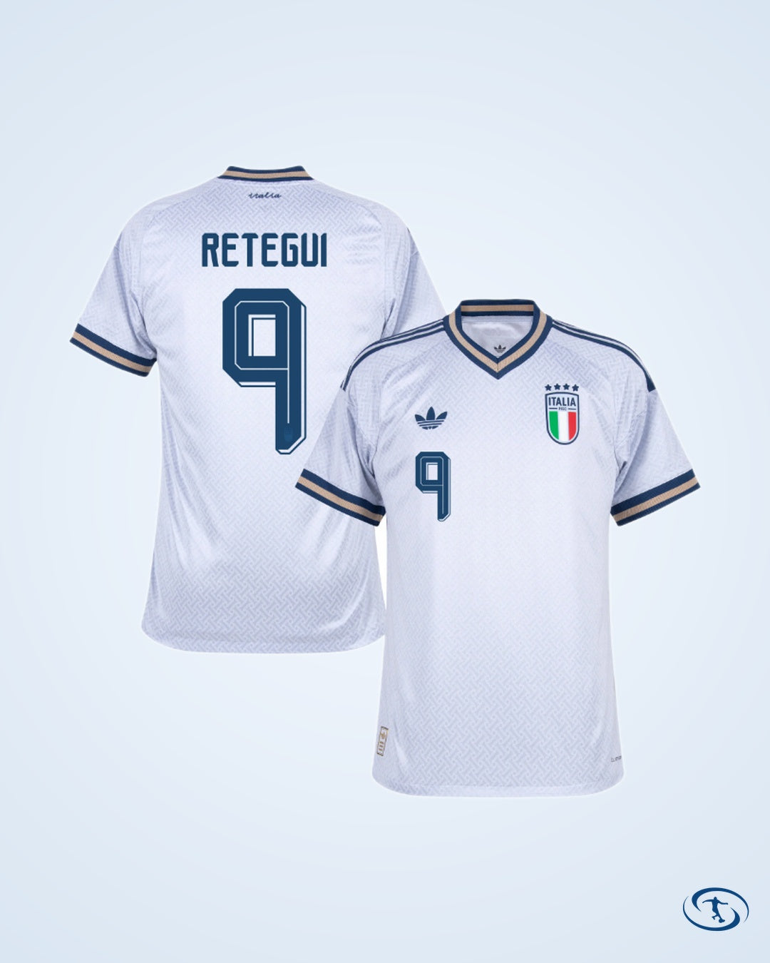 Italy Authentic Away Shirt 2026-2027 Player Version (Official Printing)