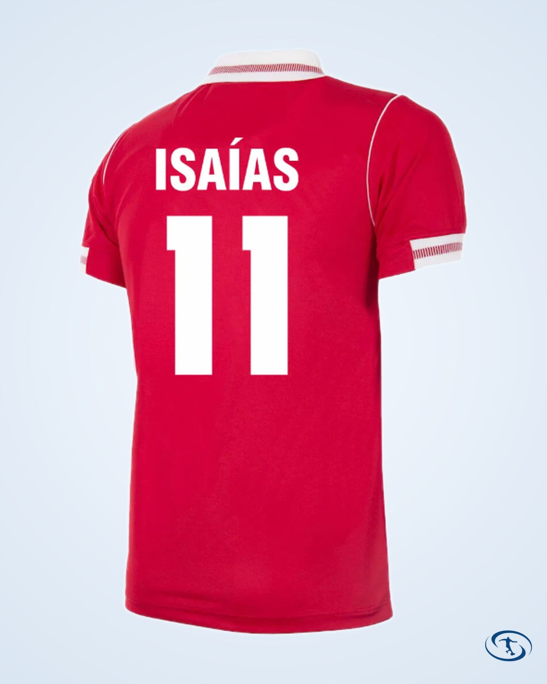 S.L. Benfica Home Player Number Retro Shirt 1992-1993 (Retro Flock Printing) - Men's