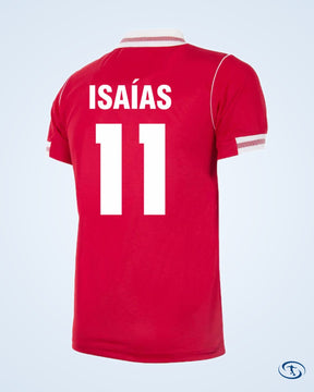 S.L. Benfica Home Player Number Retro Shirt 1992-1993 (Retro Flock Printing) - Men's