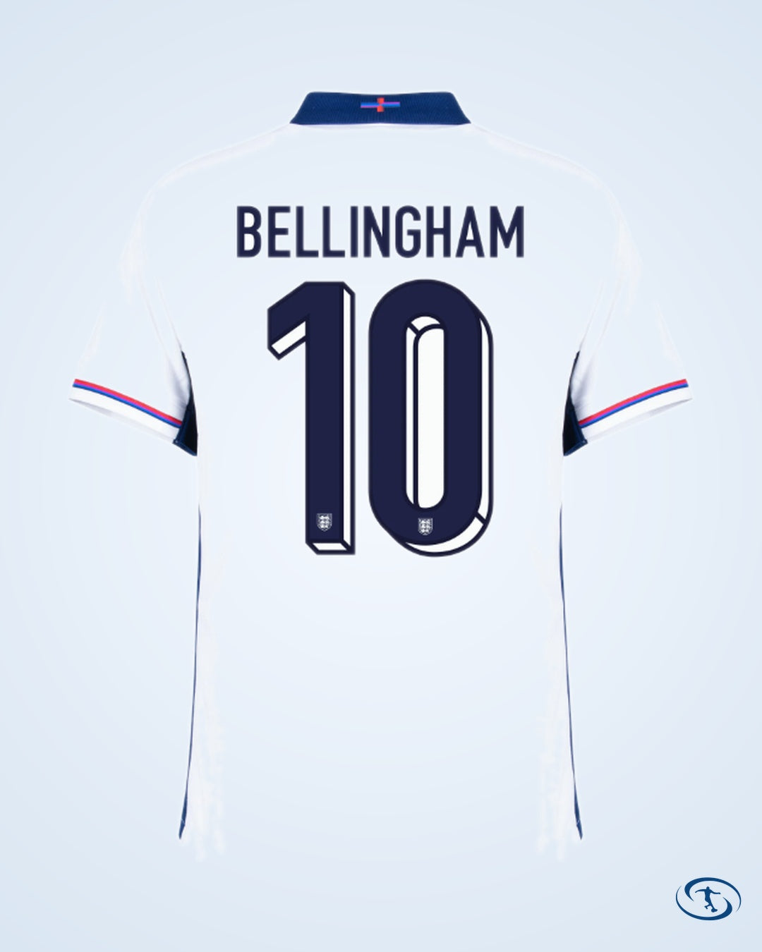 England Home Shirt 2024-2025 Fan Version (Official Printing)