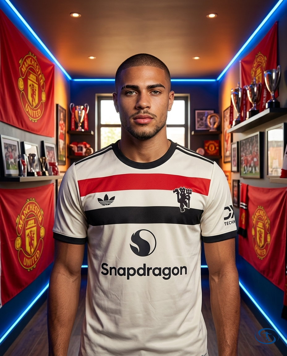 Camisa Manchester United Third 24/25 - Torcedor Adidas Masculino - Branco - Front View | Sant Sport