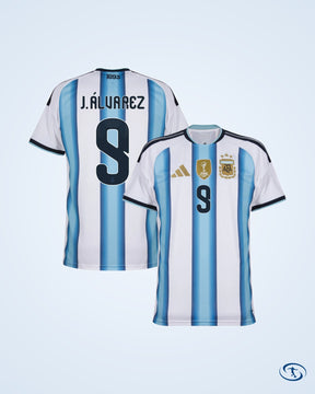 Argentina Home Player Number Shirt 2026-2027 (Official Printing)- Men's