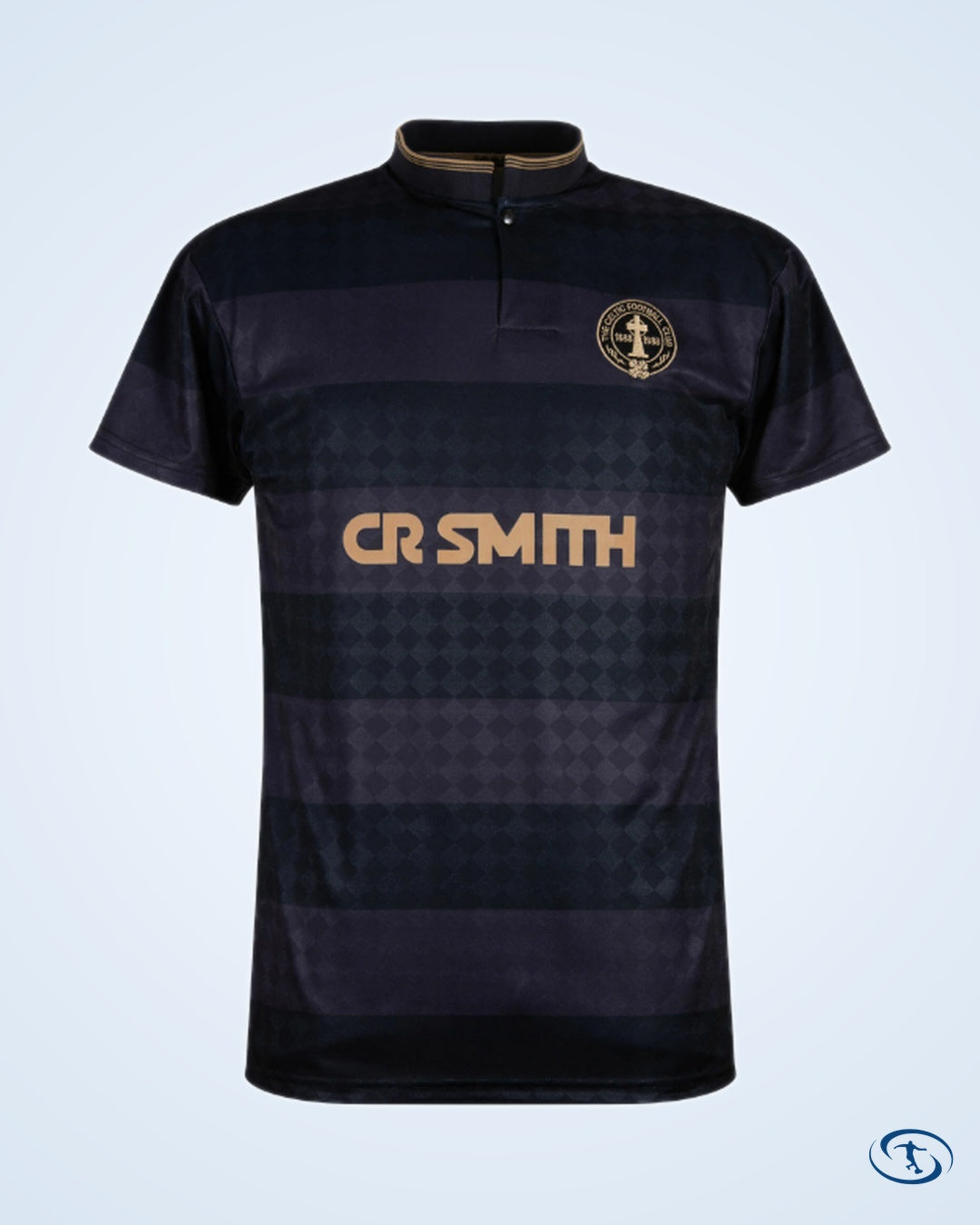 1988 Celtic Blackout Gold Detail Retro Shirt - Men's