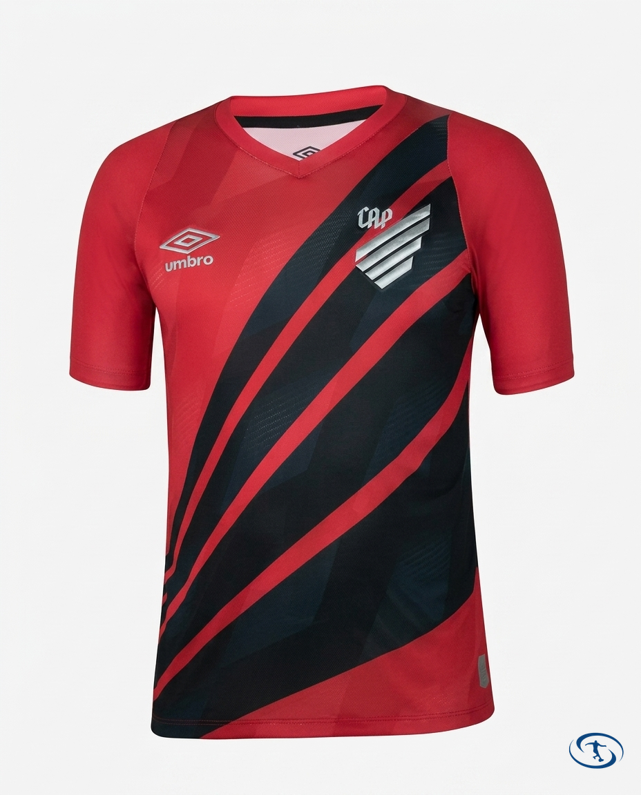 Athletico Paranaense Jersey Home 24/25 Umbro Men's - Packshot | Sant Sport