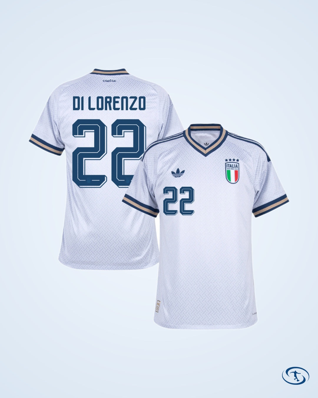 Italy Authentic Away Shirt 2026-2027 Player Version (Official Printing)