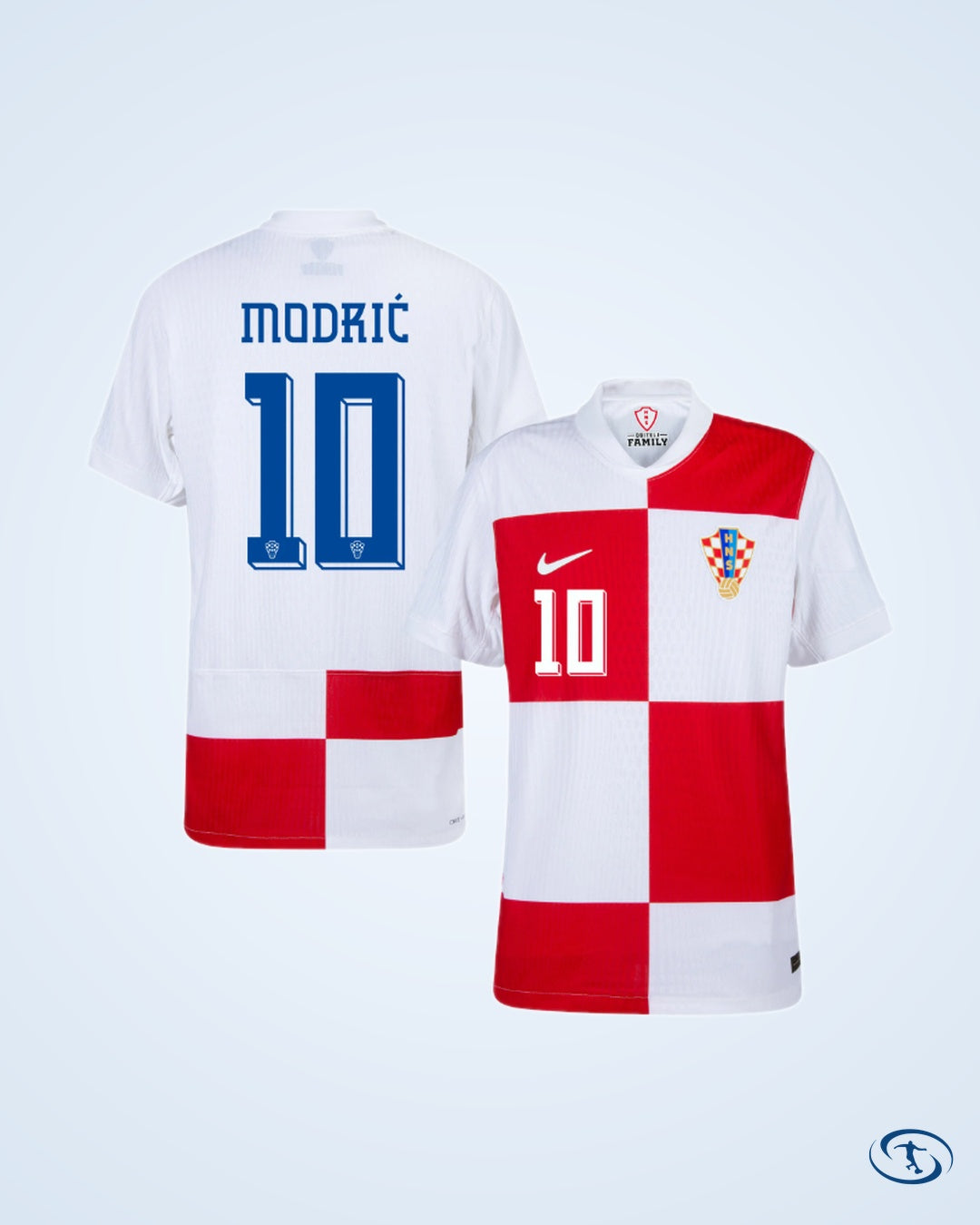 Croatia Home Player Number Shirt 2024-2025 (Official Printing) - Men's