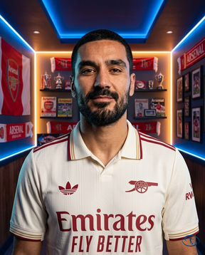 Camisa Arsenal Third 25/26 Jogador Adidas Masculino - Bege - Badge Close-Up | Sant Sport